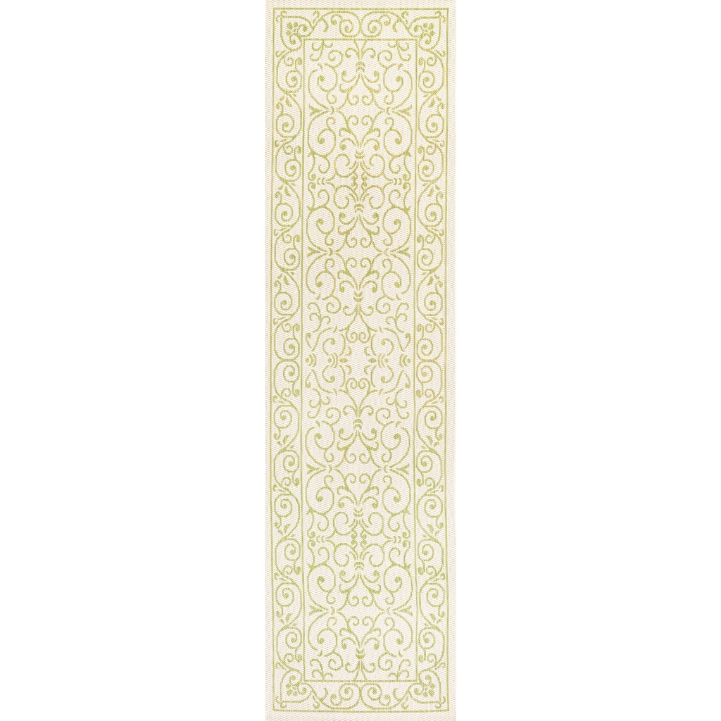 JONATHAN Y Filigree Textured Weave Indoor/Outdoor Area Rug