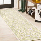 JONATHAN Y Filigree Textured Weave Indoor/Outdoor Area Rug