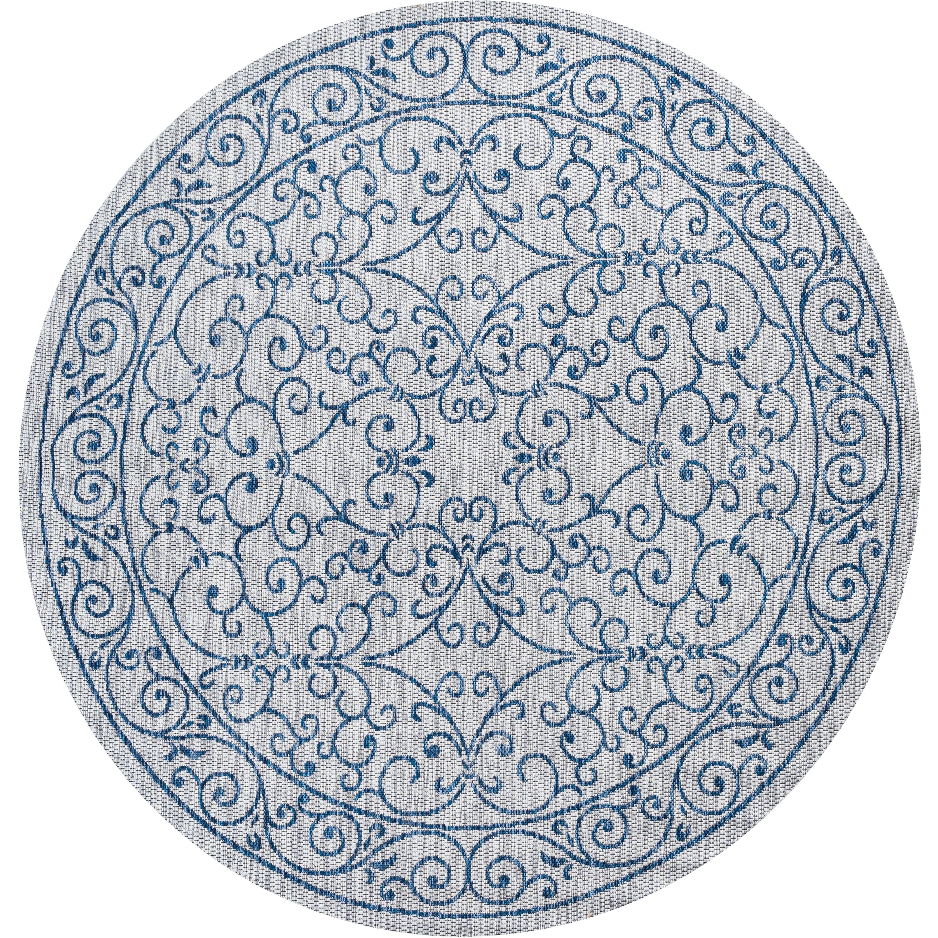 JONATHAN Y Filigree Textured Weave Indoor/Outdoor Area Rug