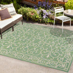 JONATHAN Y Filigree Textured Weave Indoor/Outdoor Area Rug