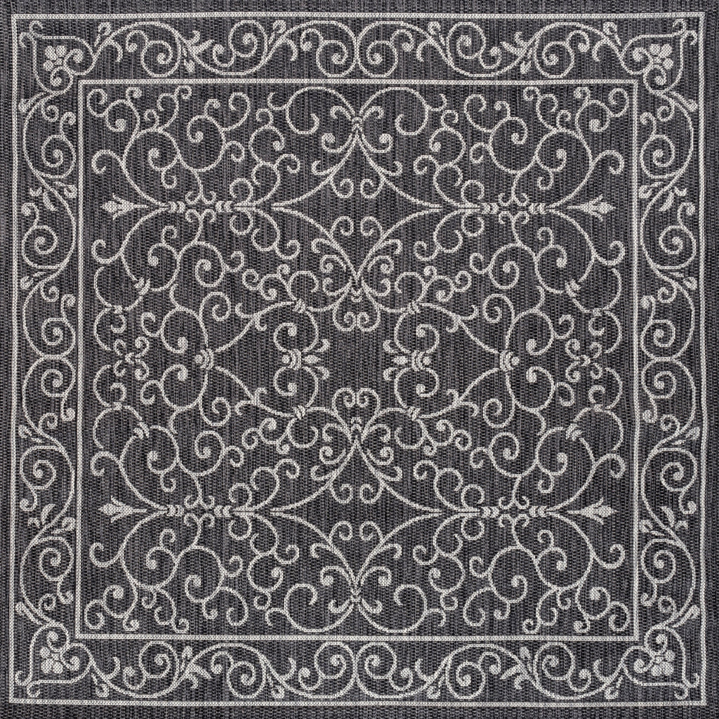 JONATHAN Y Filigree Textured Weave Indoor/Outdoor Area Rug