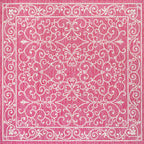 JONATHAN Y Filigree Textured Weave Indoor/Outdoor Area Rug