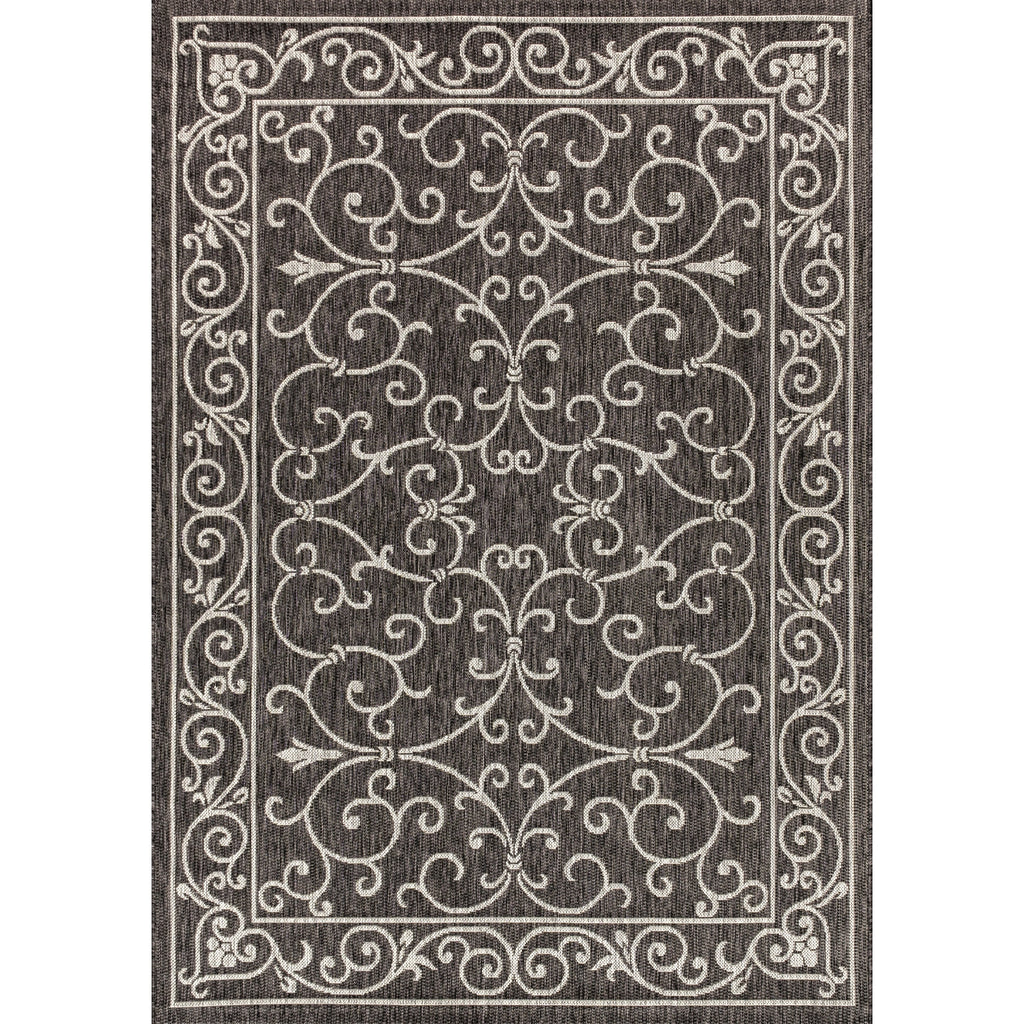 JONATHAN Y Filigree Textured Weave Indoor/Outdoor Area Rug