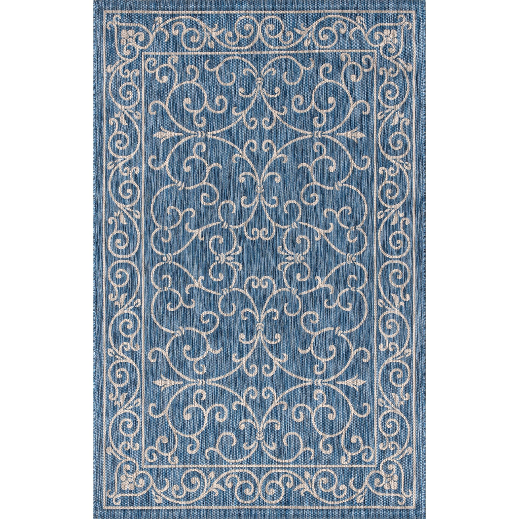 JONATHAN Y Filigree Textured Weave Indoor/Outdoor Area Rug