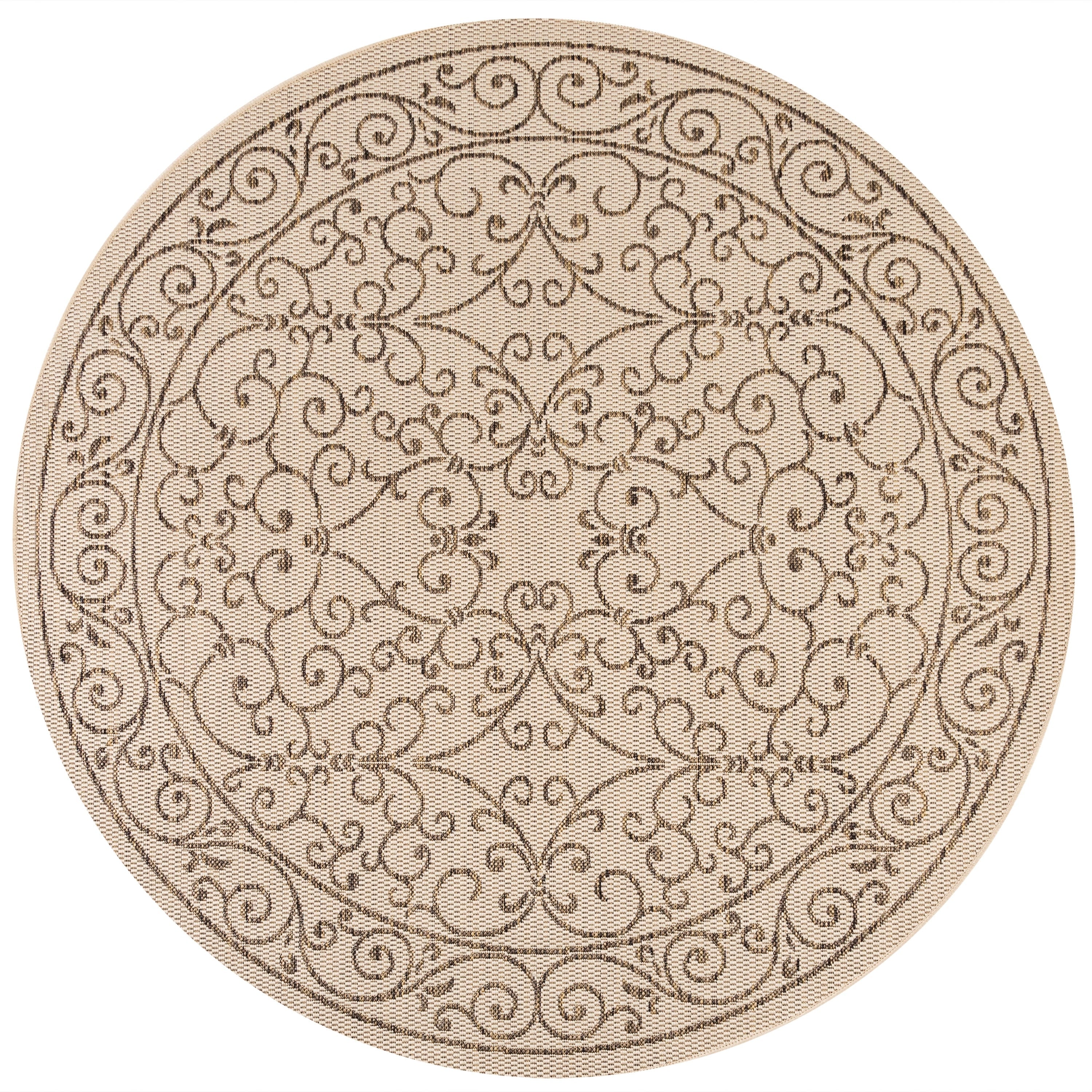 JONATHAN Y Filigree Textured Weave Indoor/Outdoor Area Rug
