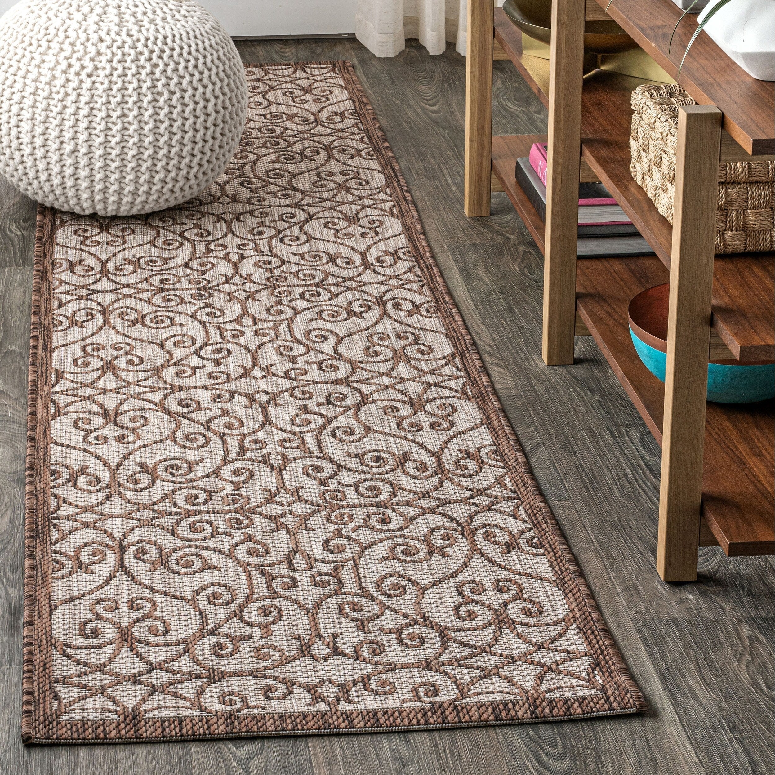 JONATHAN Y Ourika Textured Weave Indoor/Outdoor Area Rug