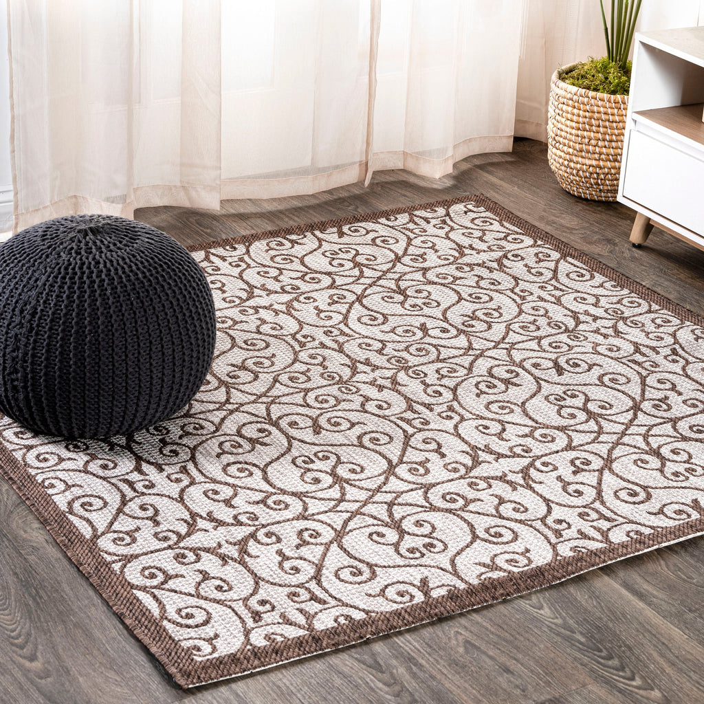 JONATHAN Y Ourika Textured Weave Indoor/Outdoor Area Rug