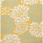 JONATHAN Y Floral Textured Weave Indoor/Outdoor Area Rug