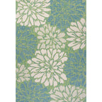 JONATHAN Y Floral Textured Weave Indoor/Outdoor Area Rug