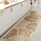 JONATHAN Y Floral Textured Weave Indoor/Outdoor Area Rug