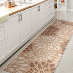 JONATHAN Y Floral Textured Weave Indoor/Outdoor Area Rug