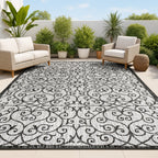 JONATHAN Y Ourika Textured Weave Indoor/Outdoor Area Rug