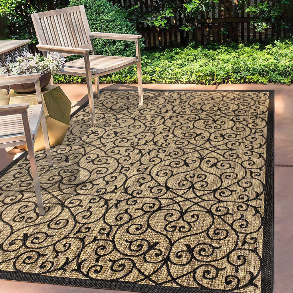 JONATHAN Y Ourika Textured Weave Indoor/Outdoor Area Rug