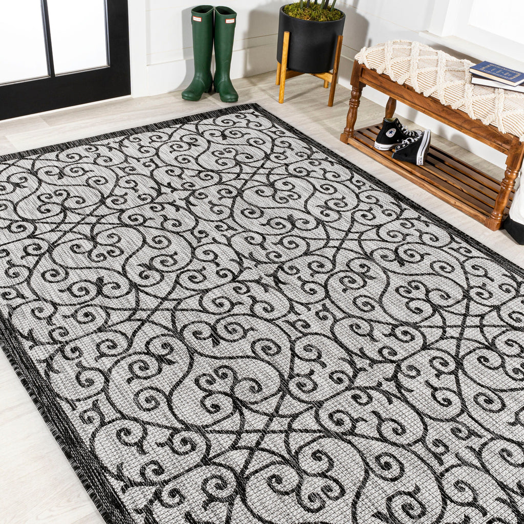 JONATHAN Y Ourika Textured Weave Indoor/Outdoor Area Rug