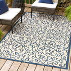 JONATHAN Y Ourika Textured Weave Indoor/Outdoor Area Rug