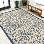 JONATHAN Y Ourika Textured Weave Indoor/Outdoor Area Rug