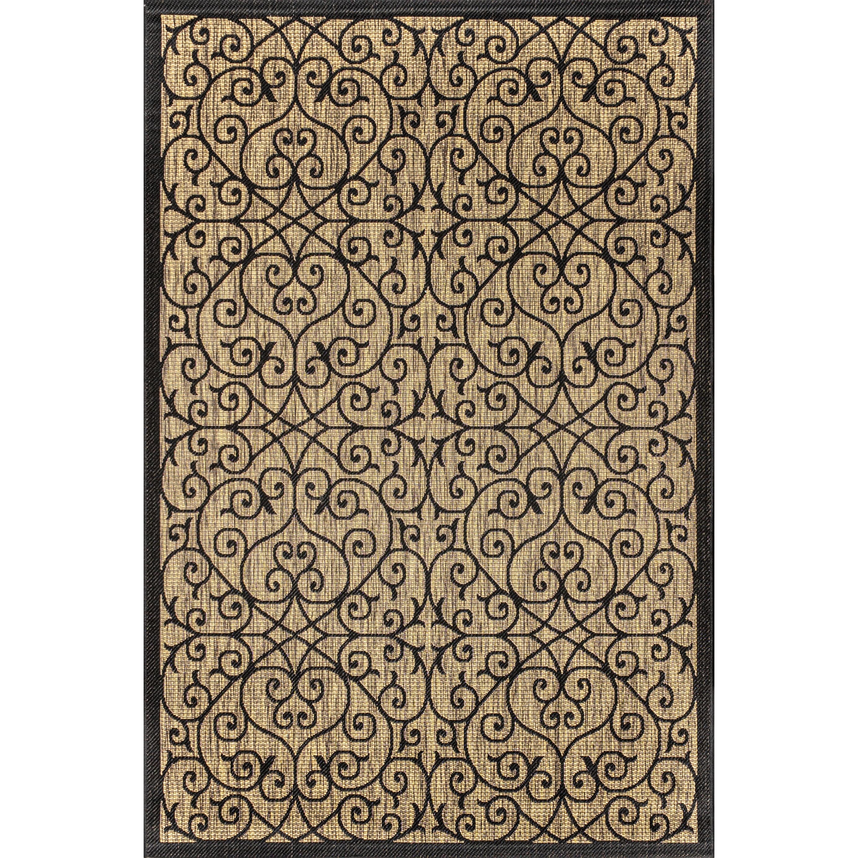 JONATHAN Y Ourika Textured Weave Indoor/Outdoor Area Rug