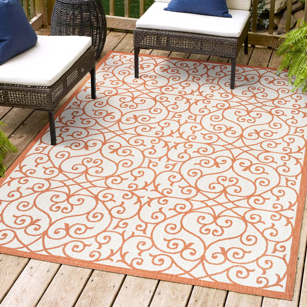 JONATHAN Y Ourika Textured Weave Indoor/Outdoor Area Rug