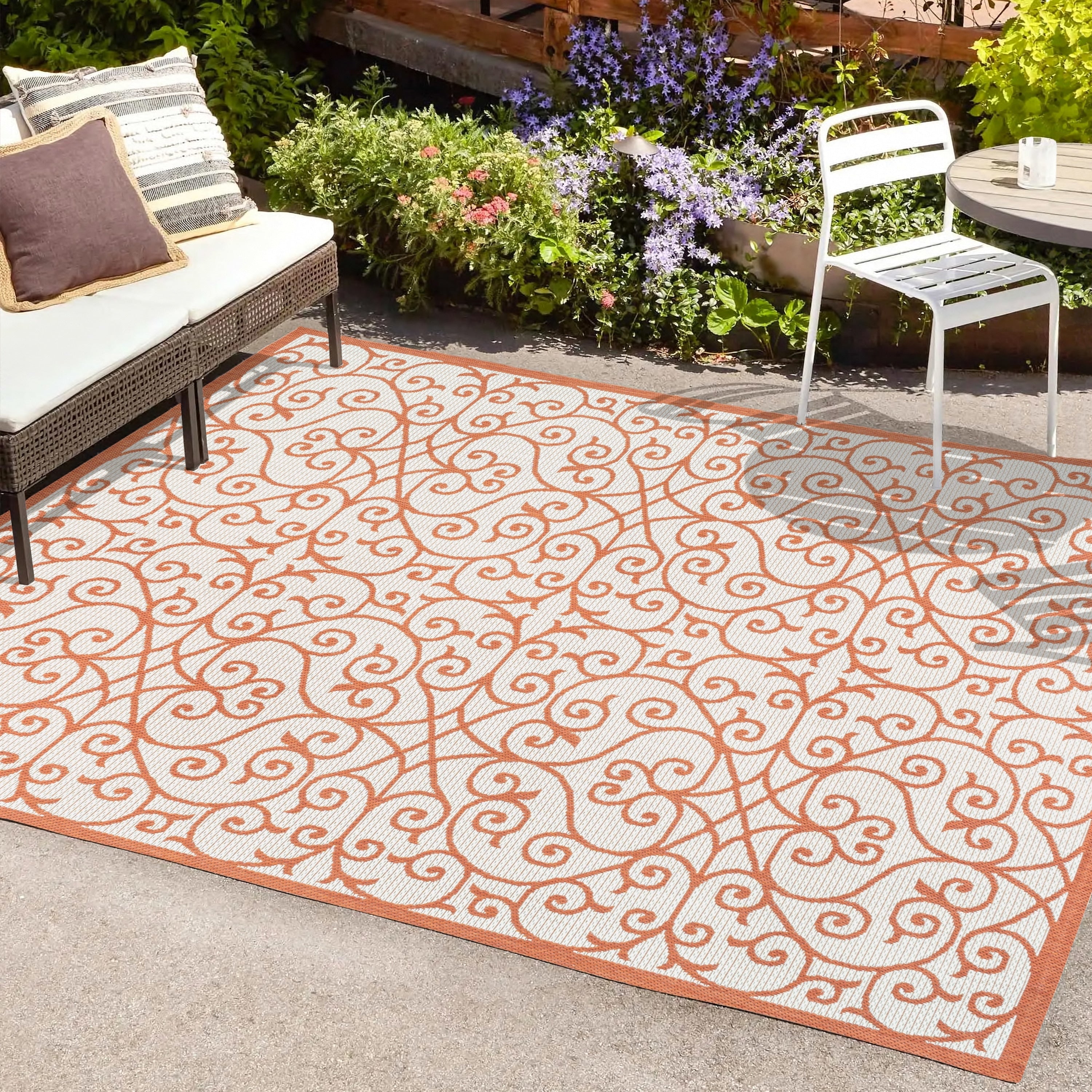 JONATHAN Y Ourika Textured Weave Indoor/Outdoor Area Rug