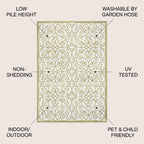JONATHAN Y Ourika Textured Weave Indoor/Outdoor Area Rug