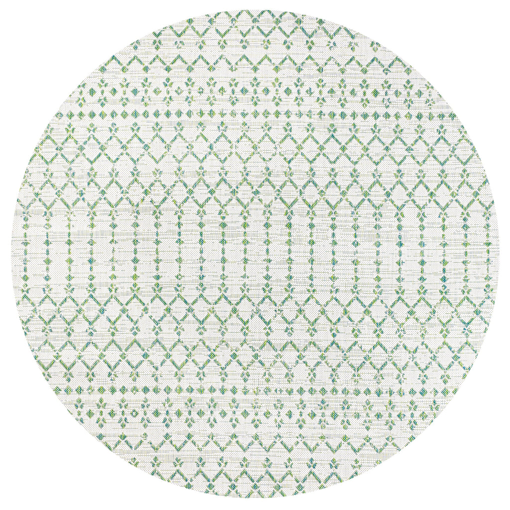 JONATHAN Y Trebol Moroccan Geometric Textured Weave Indoor/Outdoor Area Rug