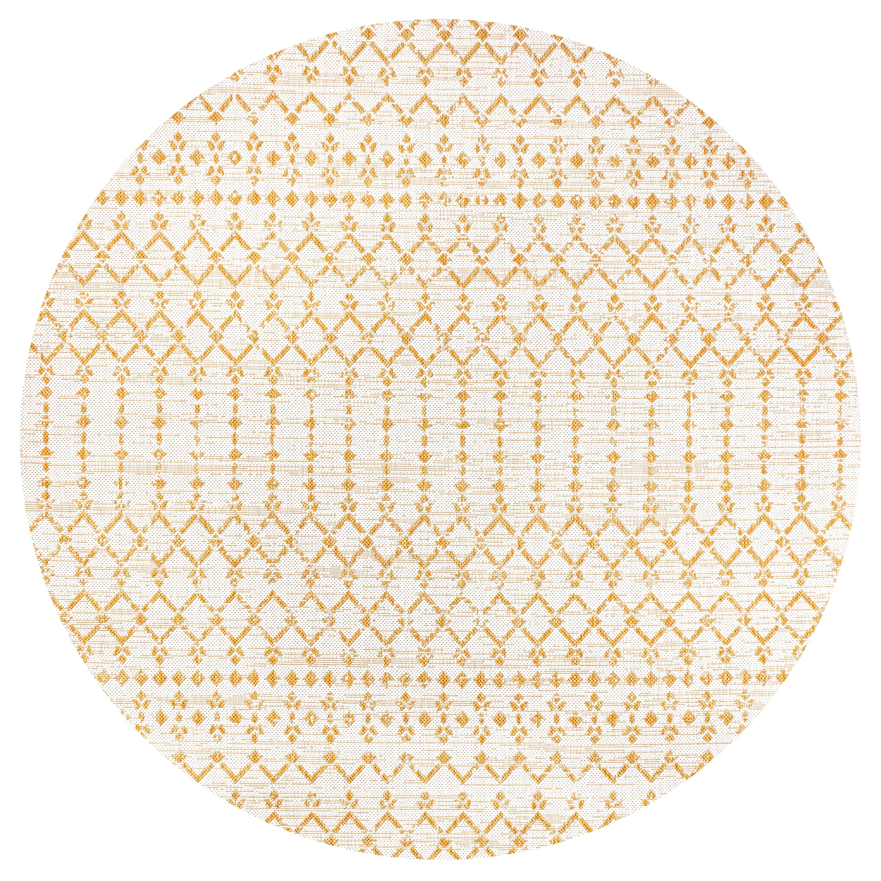 JONATHAN Y Trebol Moroccan Geometric Textured Weave Indoor/Outdoor Area Rug