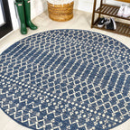 JONATHAN Y Trebol Moroccan Geometric Textured Weave Indoor/Outdoor Area Rug