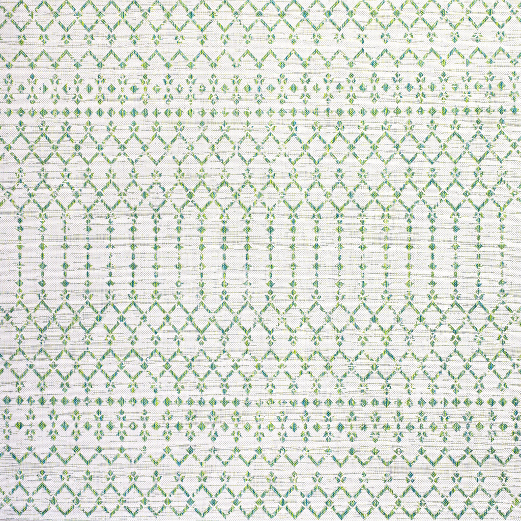 JONATHAN Y Trebol Moroccan Geometric Textured Weave Indoor/Outdoor Area Rug