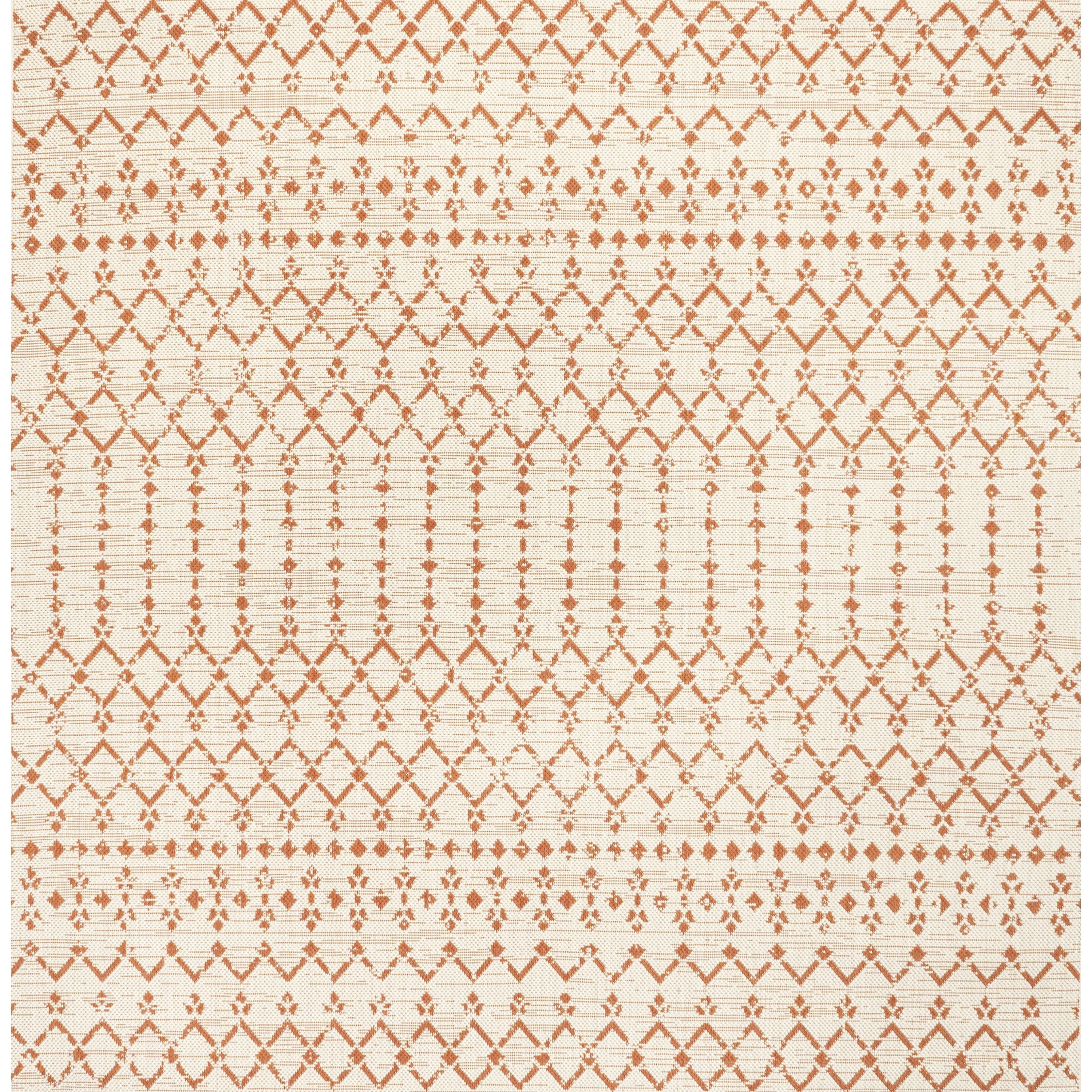 JONATHAN Y Trebol Moroccan Geometric Textured Weave Indoor/Outdoor Area Rug