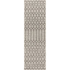 JONATHAN Y Trebol Moroccan Geometric Textured Weave Indoor/Outdoor Area Rug