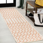 JONATHAN Y Trebol Moroccan Geometric Textured Weave Indoor/Outdoor Area Rug