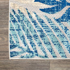 JONATHAN Y Aydin Palm Leaves Indoor/Outdoor Area Rug