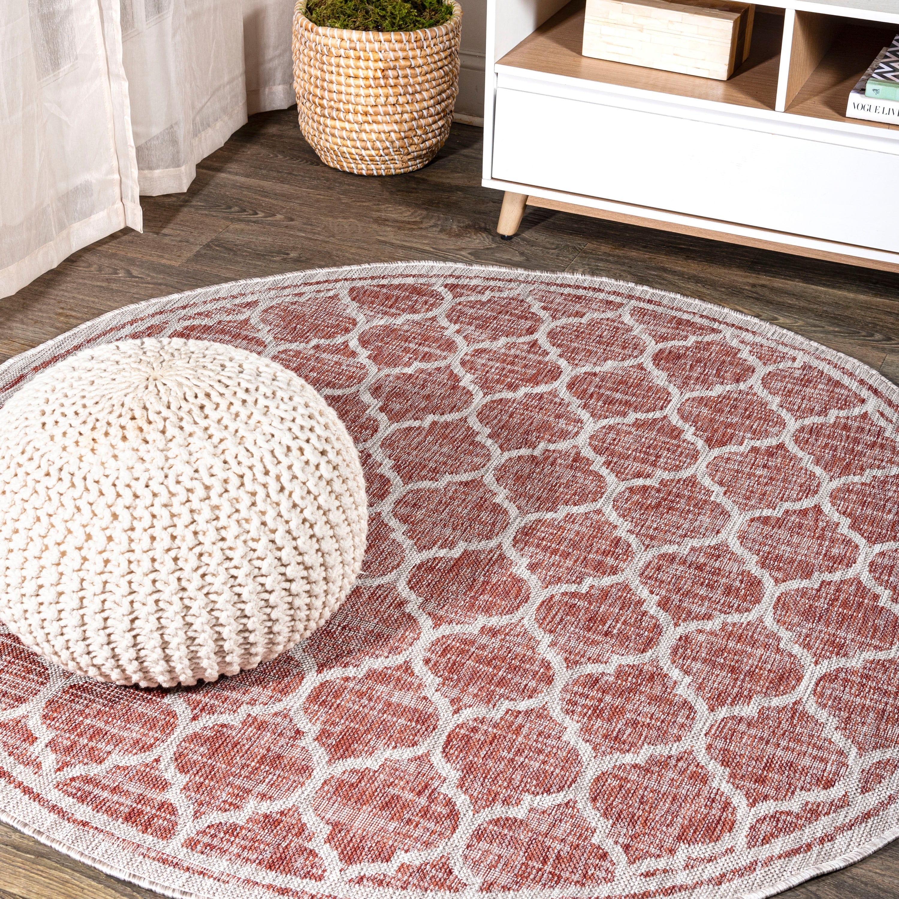 JONATHAN Y Zinnia Textured Weave Indoor/Outdoor Area Rug