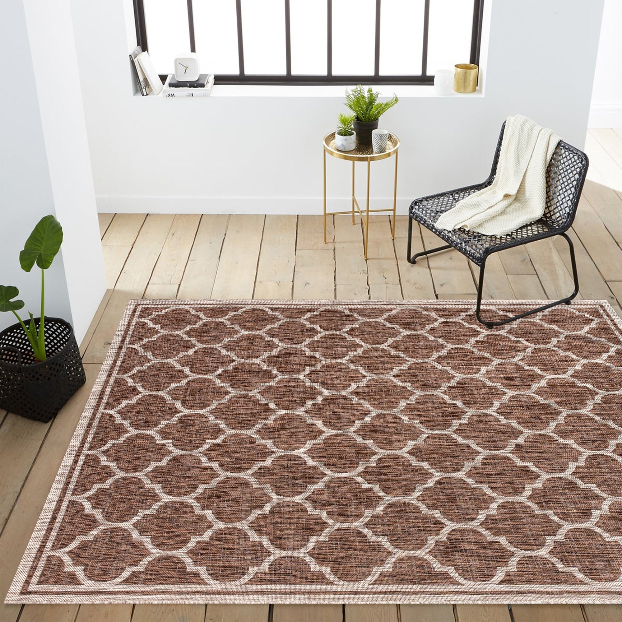 JONATHAN Y Zinnia Textured Weave Indoor/Outdoor Area Rug