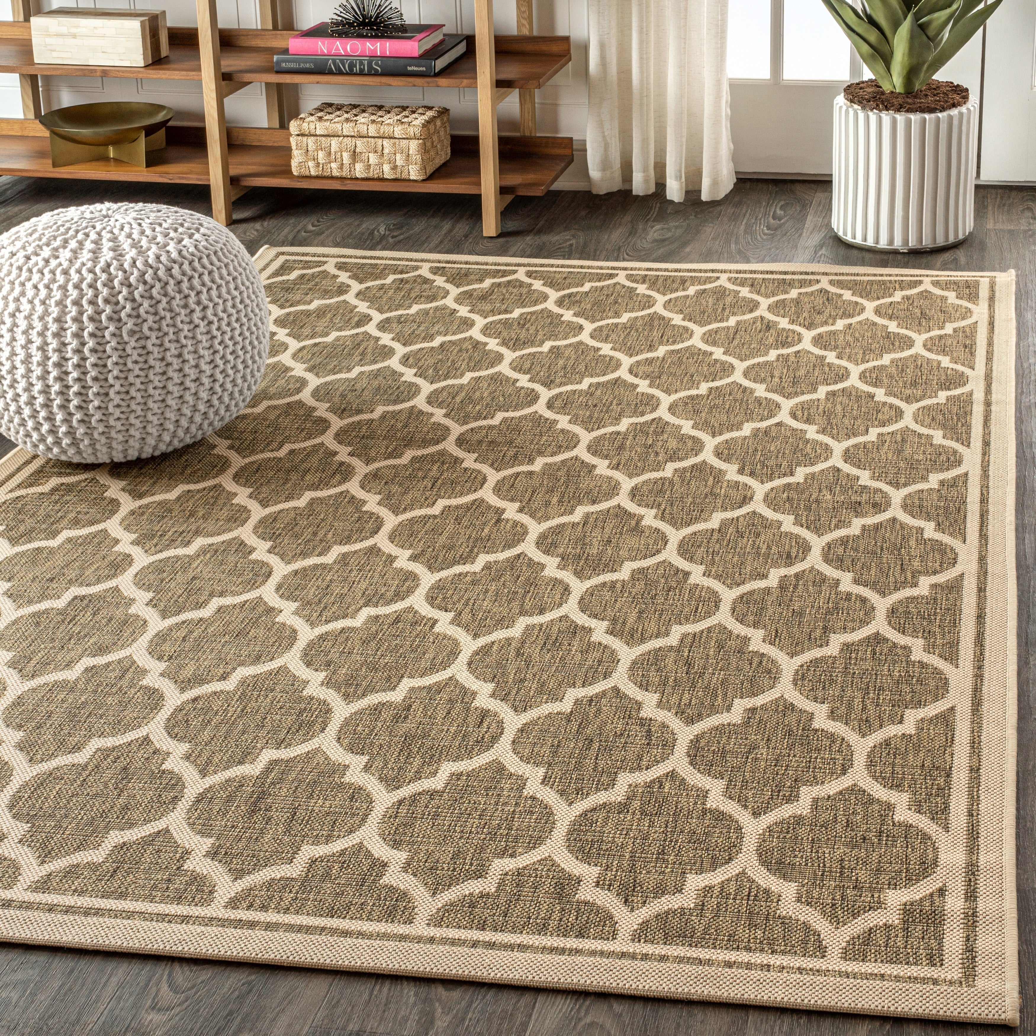 JONATHAN Y Zinnia Textured Weave Indoor/Outdoor Area Rug