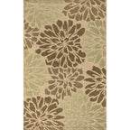 JONATHAN Y Floral Textured Weave Indoor/Outdoor Area Rug
