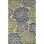 JONATHAN Y Floral Textured Weave Indoor/Outdoor Area Rug