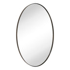 TEHOME Javell Oval Metal Wall Mirror
