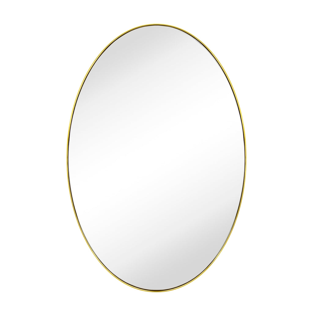 TEHOME Javell Oval Metal Wall Mirror