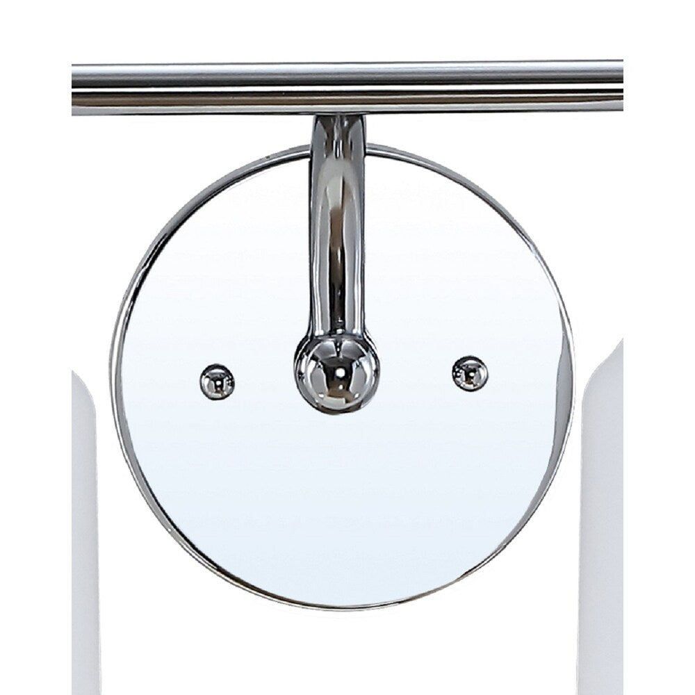 Jayne Iron/Frosted Glass Farmhouse Cottage LED Vanity Light, by JONATHAN Y