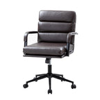 Joseph Modern Task Faux Leather Chair with Tilt Lock and Center Tilt by HULALA HOME