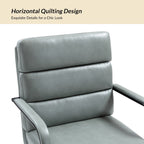 Joseph Modern Task Faux Leather Chair with Tilt Lock and Center Tilt by HULALA HOME