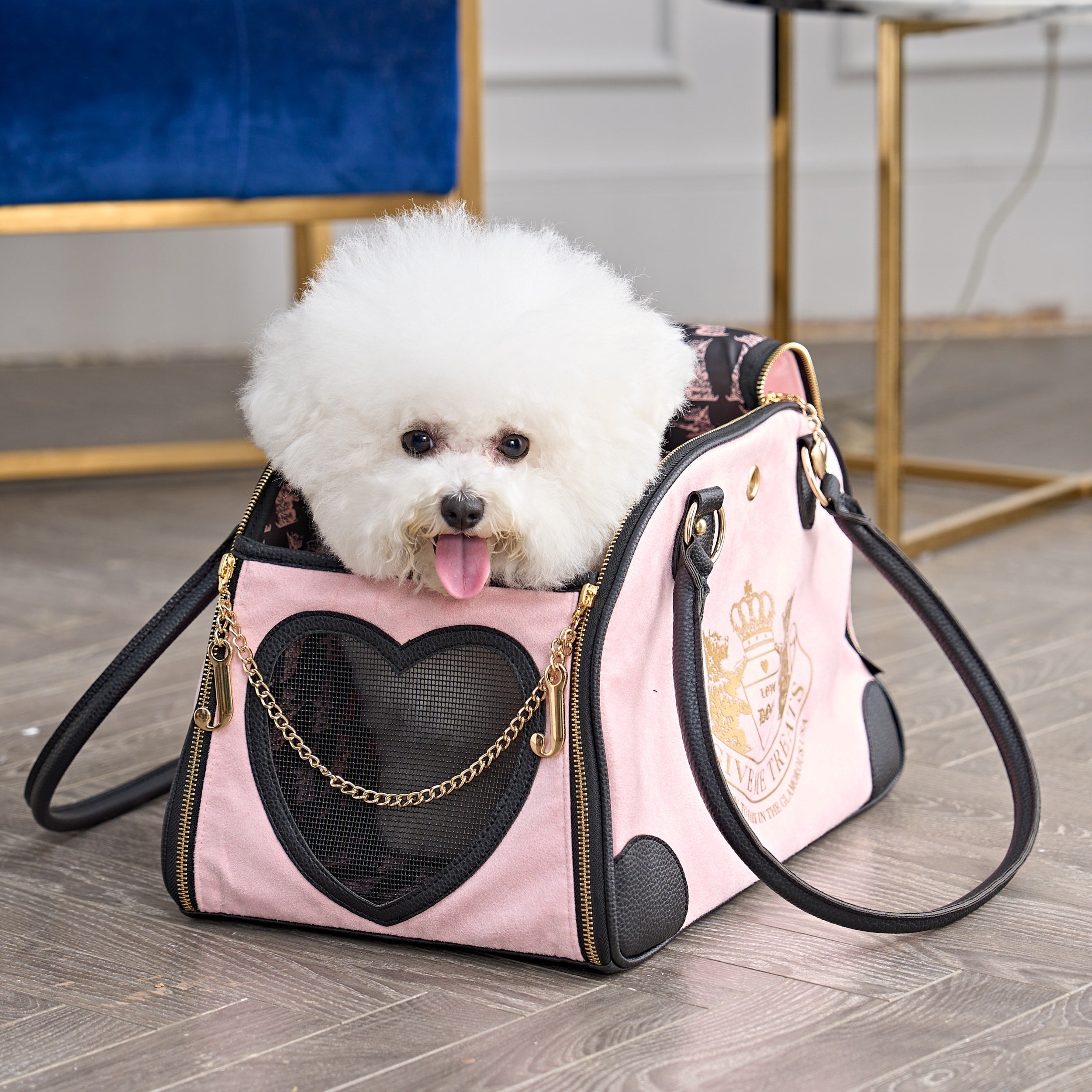 Juicy Couture Give Me Treats Pet Carrier - Stylish Travel Bag