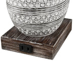 KAWOTI Touch Control Table Lamp Set with USB Ports (Set of 2)