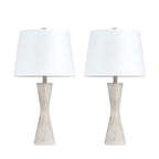 KAWOTI 27 Distressed Table Lamp Set (Set of 2)