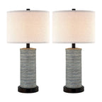 KAWOTI Touch Control Table Lamp Set with USB Ports (Set of 2)