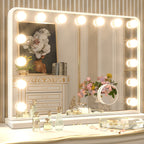 Keonjinn LED Makeup Hollywood Vanity Mirror with 15/18 LED Lights