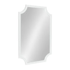 Kate and Laurel Hogan Scalloped Wood Framed Mirror