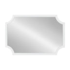 Kate and Laurel Hogan Scalloped Wood Framed Mirror