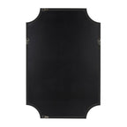 Kate and Laurel Hogan Scalloped Wood Framed Mirror